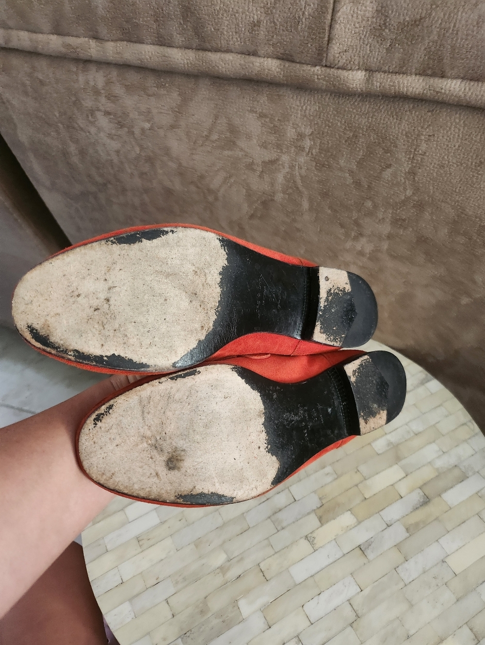 Rag & Bone Logan Cooper suede leather loafers size 39.5 - Picture 6 of 9